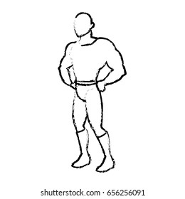 superhero wearing suit boots default image