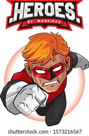 Superheroes vector character design and concept.