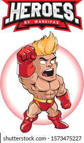 Superheroes vector character design and concept.