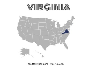 SUPERHigh Detail of US Map Vector With Zoning Area
