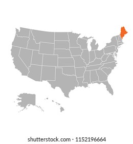 SUPERHigh Detail of US Map Vector With Zoning Area