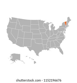 SUPERHigh Detail of US Map Vector With Zoning Area