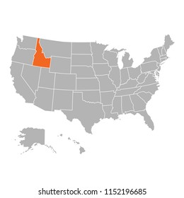 SUPERHigh Detail of US Map Vector With Zoning Area