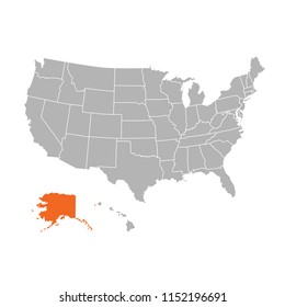 SUPERHigh Detail of US Map Vector With Zoning Area