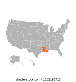 SUPERHigh Detail of US Map Vector With Zoning Area