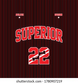 superior 22 athletic division baseball style vintage