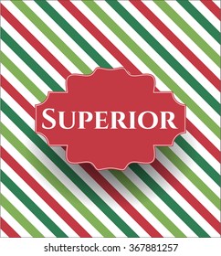 Superior card, colorful, nice design