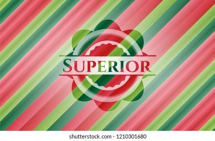 Superior christmas badge.