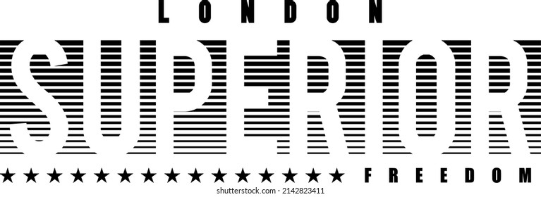 superior design typography vector for print t shirt 