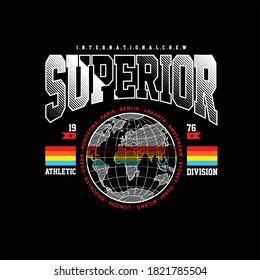 superior globe athletic vintage fashion