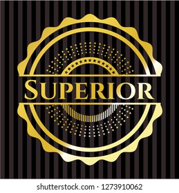 Superior gold badge