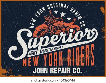 superior new york t-shirt graphic