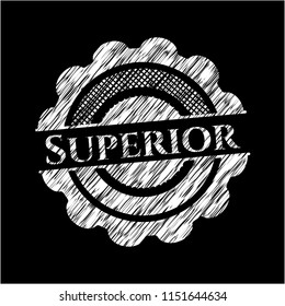 Superior on chalkboard