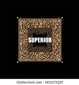 überlegene Premium-Cheetah-Muster-Vintage-Mode