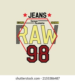 superior quality denim Premium Vector illustration of a text graphic. suitable screen printing and DTF for the design boy outfit of t-shirts print, shirts, hoodies baba suit, kids cottons, etc.