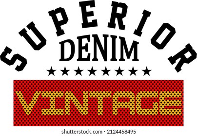 superior typography design for print t shirt