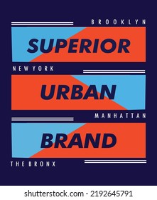 Superior typography design t-shirt print vector illustration