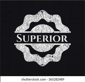 Superior written on a blackboard