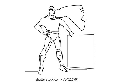 superman simple drawing