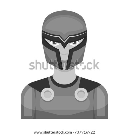 Superman single icon in flat style. Superman vector symbol stock illustration web.