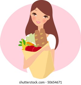 Supermarkdet girl
