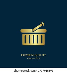 supermarket basket icon. Vector illustration EPS 10.