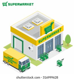 Supermarket building