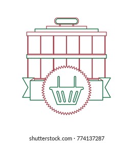 supermarket building icon