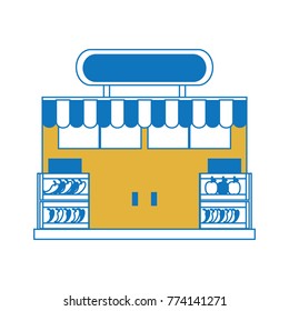 supermarket building icon