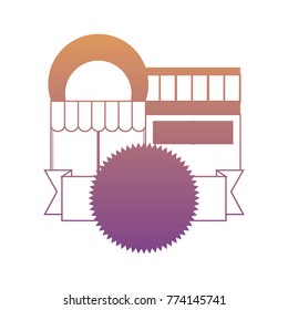 supermarket building icon