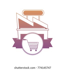 supermarket building icon