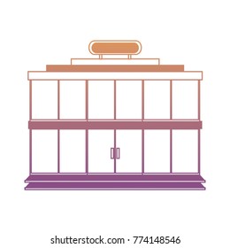 supermarket building icon