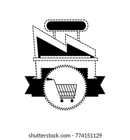 supermarket building icon
