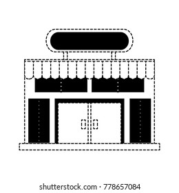 supermarket building icon