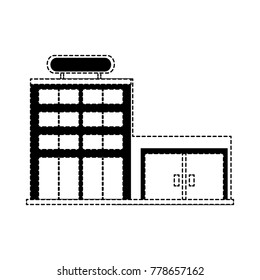 supermarket building icon