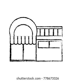 supermarket building icon