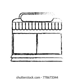 supermarket building icon