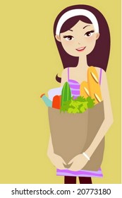 supermarket girl