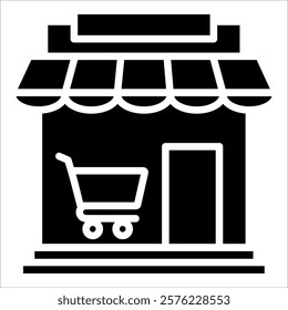 Supermarket Icon Element For Design