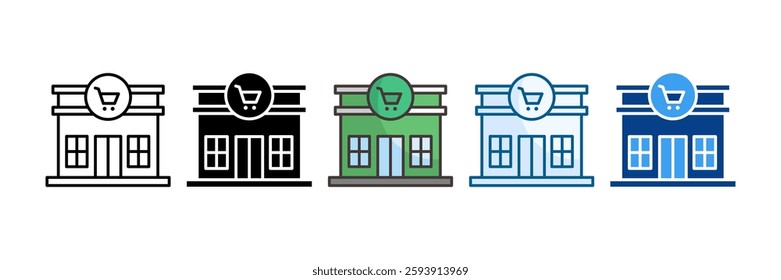 Supermarket Icon Set Multiple Style Collection - Powered by Shutterstock - Get 15% off with code: PIKWIZARD15