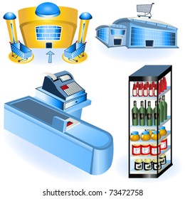 Supermarket icons 2