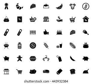 supermarket icons