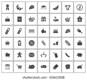 supermarket icons