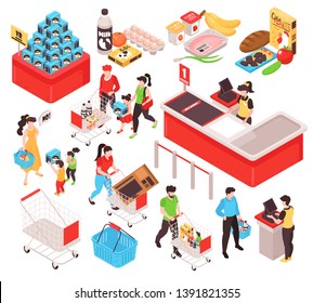 Commercial Consumers During Fitting Clothing Choice Stock Vector ...