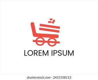 Supermarket Line icons, bags and baskets flat vector illustrations set. Grocery purchases, paper and plastic packages, turtle bags with products. Natural food, organic fruits and vegetable. 