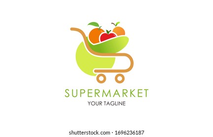 Abstract Eco Market Logo Design Stock Vector (Royalty Free) 1676653330 ...