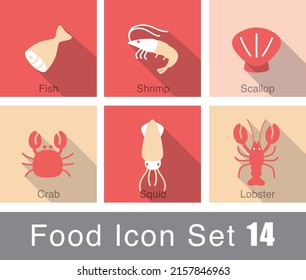 Supermarket meat icon set design, vector illustration