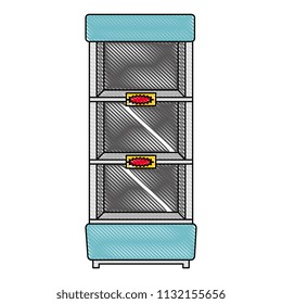 supermarket refrigerator empty icon