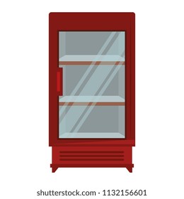 supermarket refrigerator empty icon