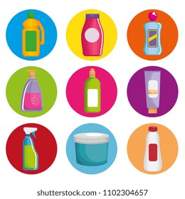 supermarket set products with special offer